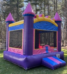 Pink Castle Bounce House